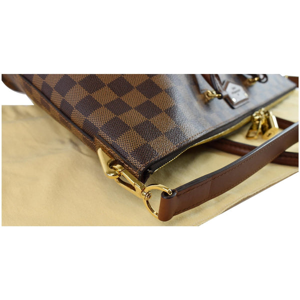 Louis Vuitton Belmont Damier Ebene Shoulder Bag corner