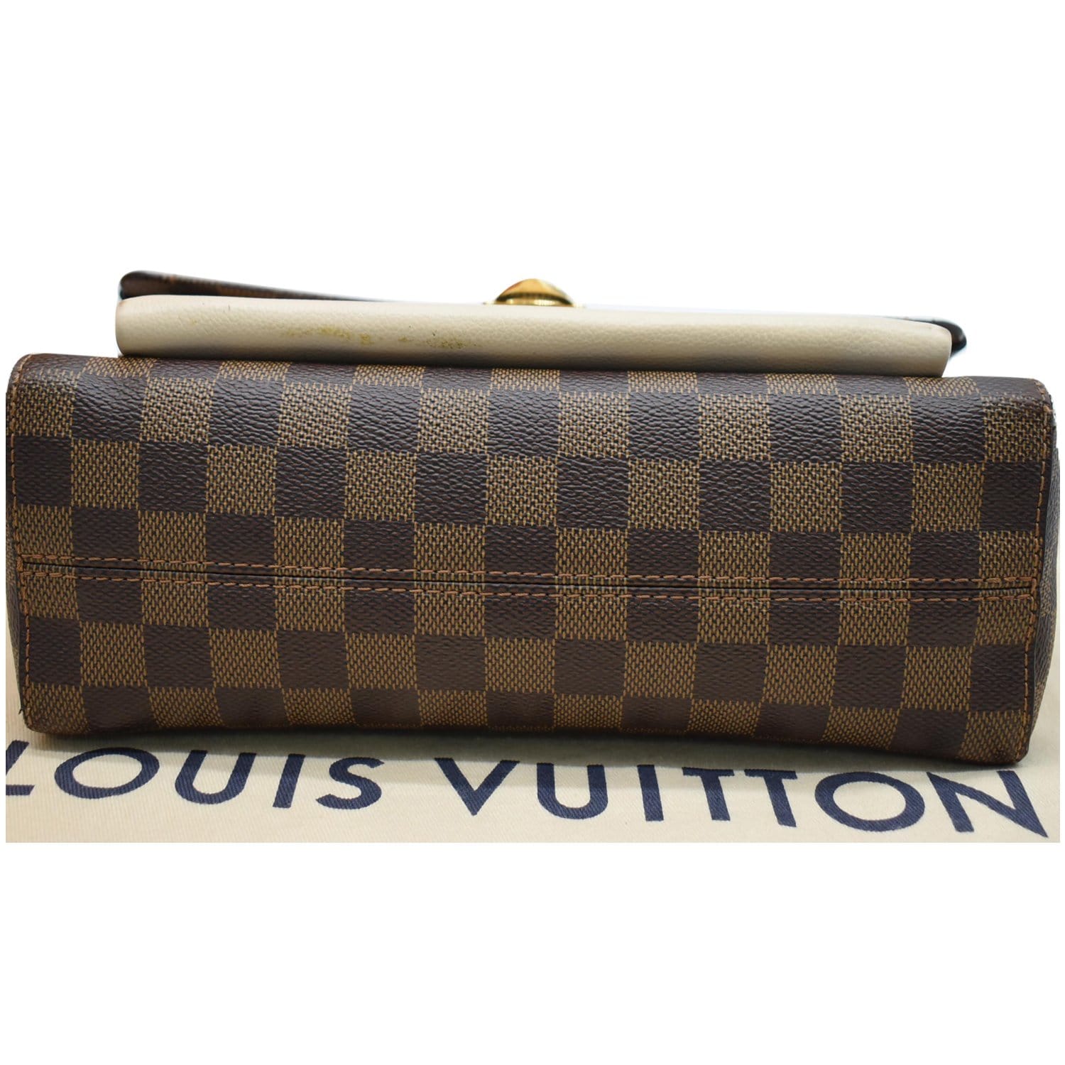 Louis Vuitton Damier Ebene Vavin Chain Wallet - Brown Crossbody