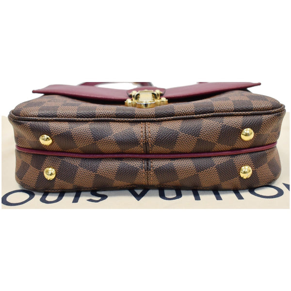 LOUIS VUITTON Clapton Damier Ebene Crossbody Bag Raisin