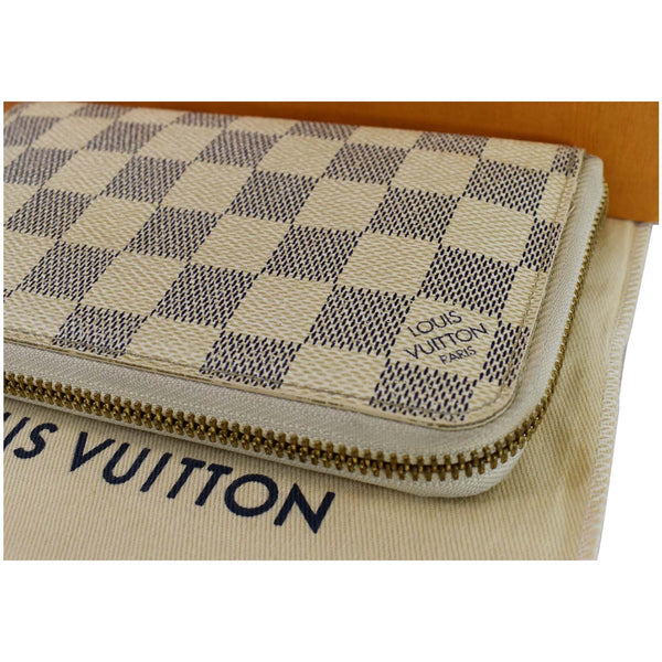 Louis Vuitton Damier Azur Zippy Organizer Wallet White - upside view