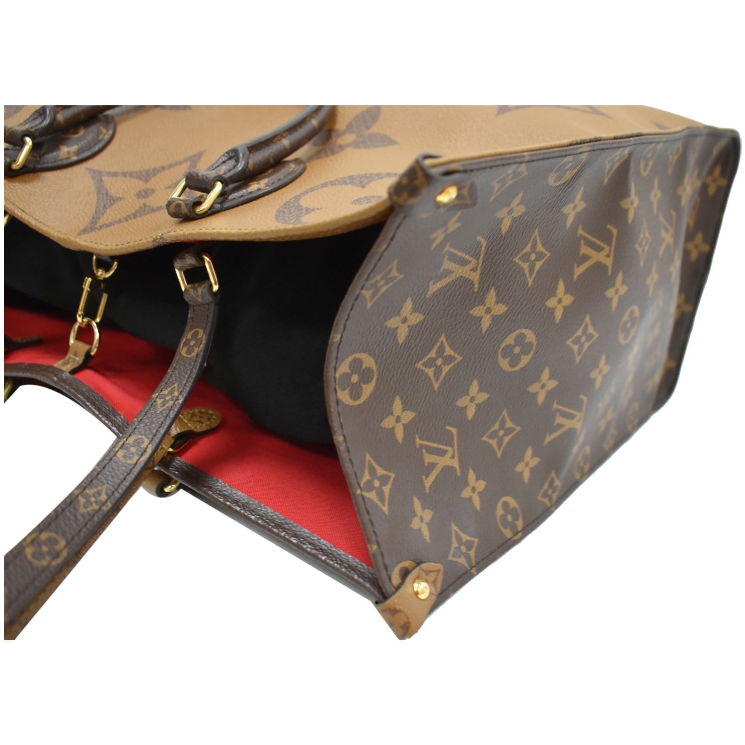 Pre-Owned Louis Vuitton Onthego MM Monogram Reverse Tote Bag
