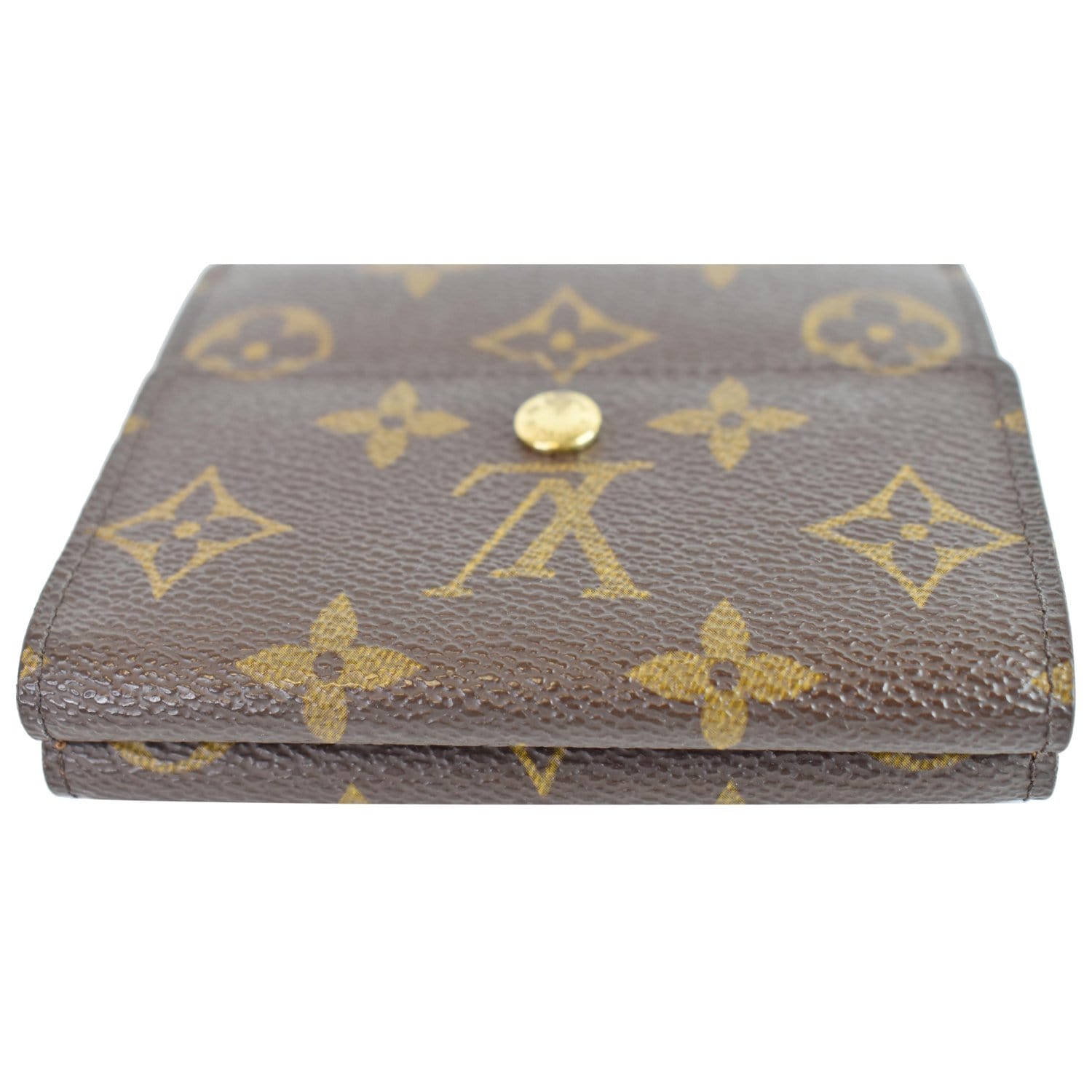 Louis Vuitton Portefeuille Anais M60402 Monogram Canvas Compact Wallet Brown