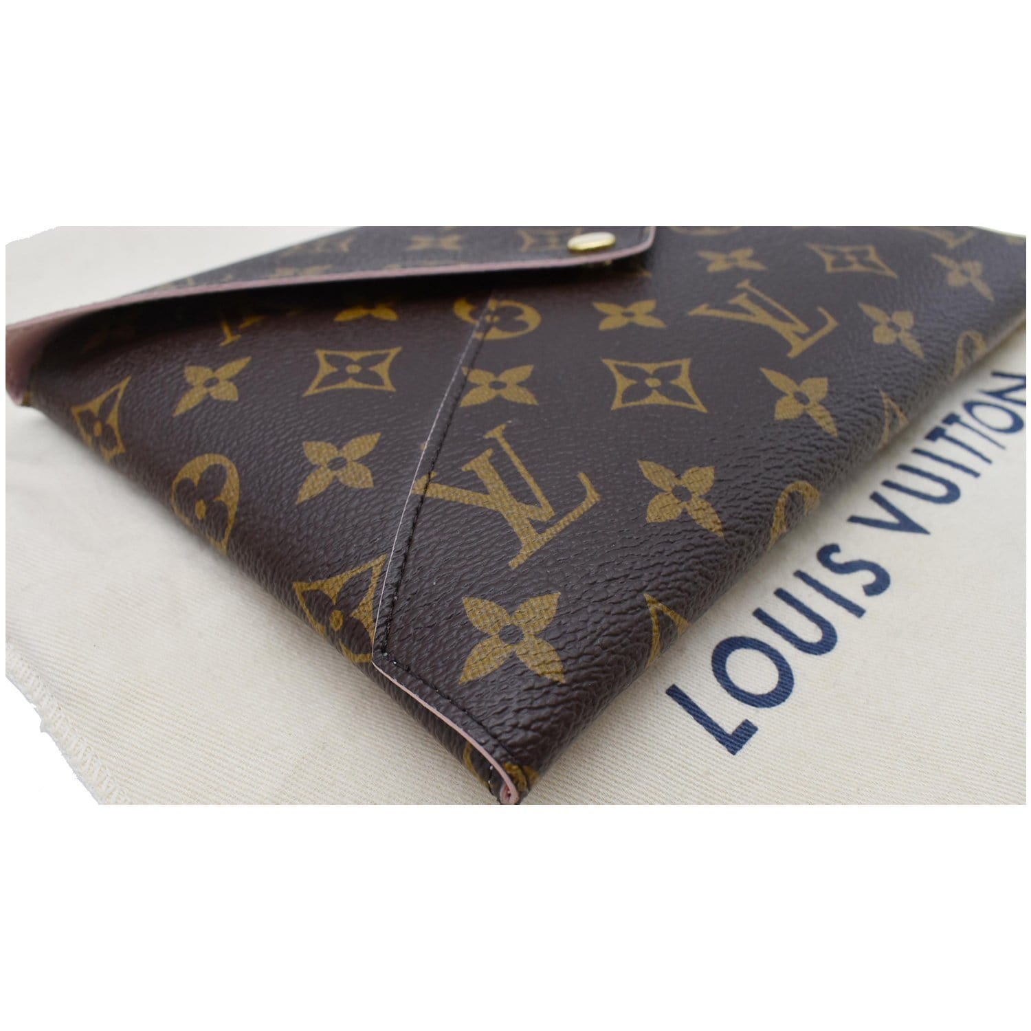 Kirigami cloth clutch bag Louis Vuitton Brown in Cloth - 29488591
