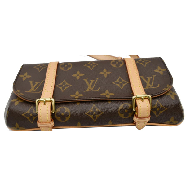 LOUIS VUITTON Marelle PM Monogram Canvas Shoulder Bag Brown