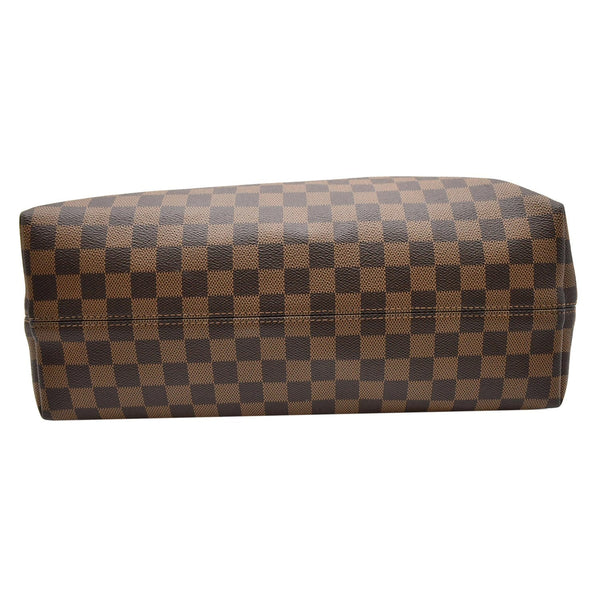 LOUIS VUITTON Graceful MM Damier Ebene Shoulder Bag Brown