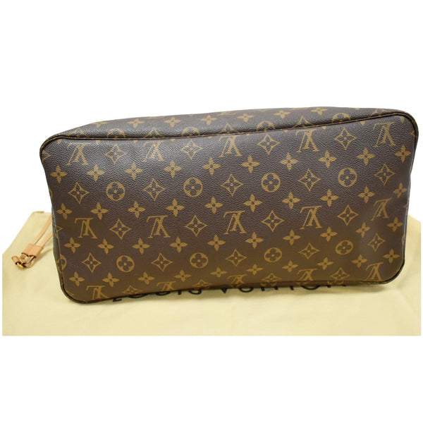 Louis Vuitton Neverfull GM Monogram Canvas Shoulder Bag - bottom preview