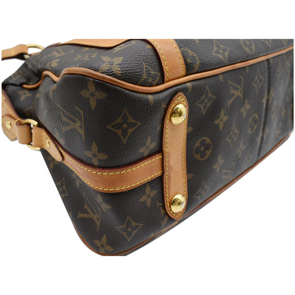 LOUIS VUITTON Stresa PM Monogram Canvas Shoulder Bag Brown