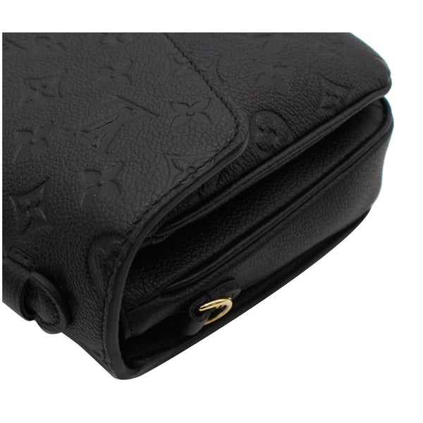 LOUIS VUITTON Metis Pochette Empreinte Leather Shoulder Bag Black