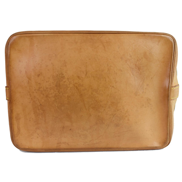 LOUIS VUITTON Large Noe Monogram Canvas Shoulder Bag Brown