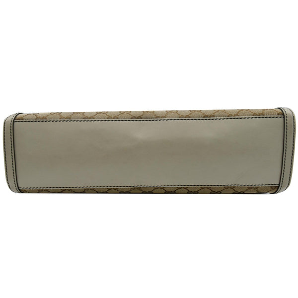 GUCCI Emily Large Guccissima Chain Shoulder Bag Beige 295403