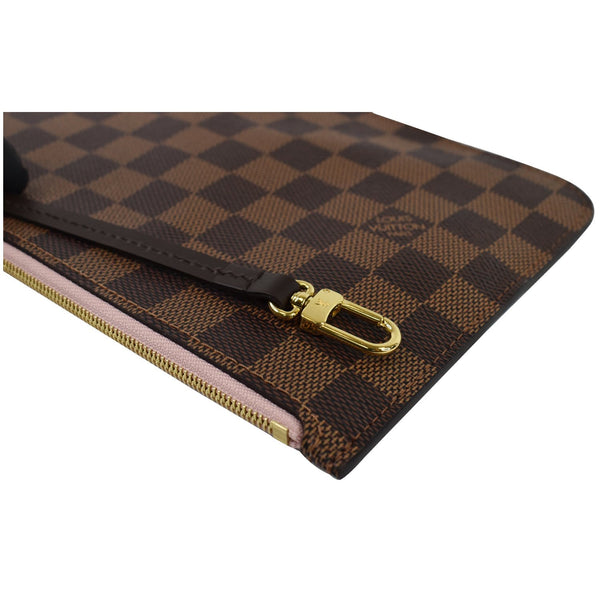 Louis Vuitton Pochette Wristlet Bag Damier Neverfull GM hand strap
