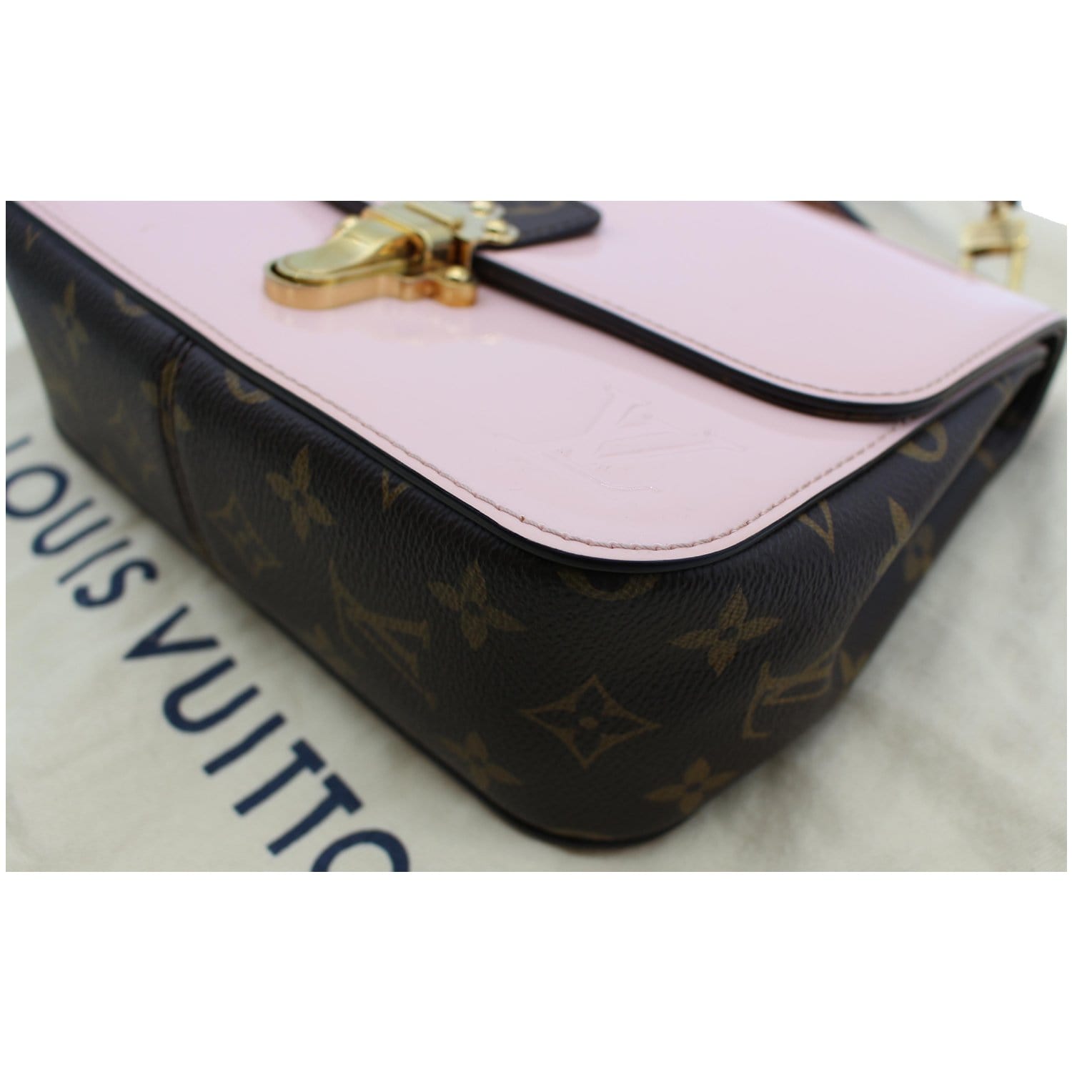 LOUIS VUITTON CHERRYWOOD BB IN BLK PATENT & MONOGRAM TWO WAY CROSSBODY –  BLuxe Boutique