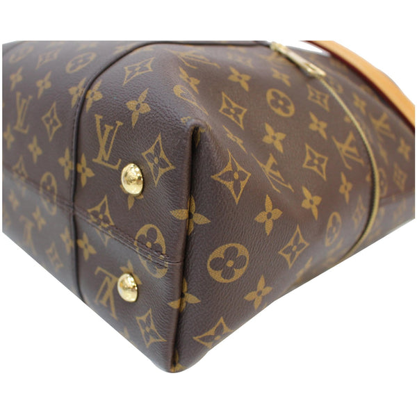 brass studs Louis Vuitton Melie Monogram Canvas Hobo Bag