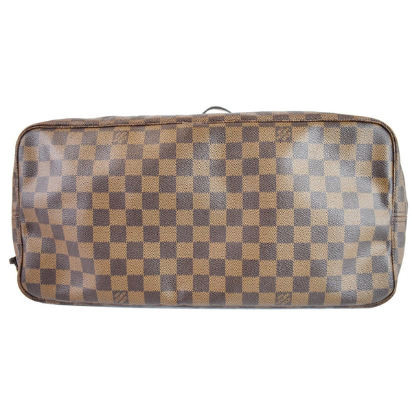 LOUIS VUITTON Neverfull GM Damier Ebene Shoulder Bag Brown