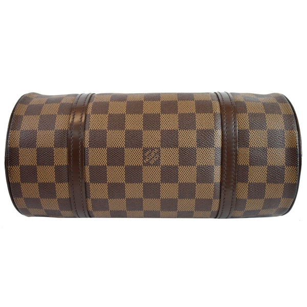 LOUIS VUITTON Papillon 26 Damier Ebene Satchel Bag Brown