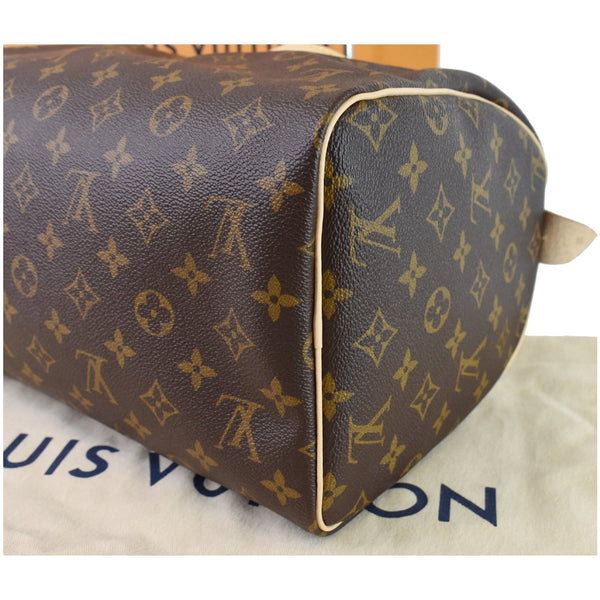Louis Vuitton Speedy 30 Monogram Canvas Satchel Bag - lv logos skin