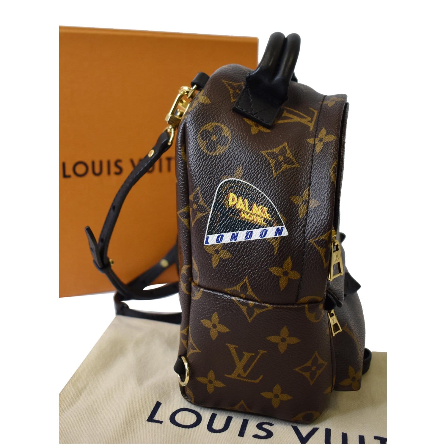 louis vuitton backpack tiger head Louis Vuitton Palm Springs Mini World Tour Backpack