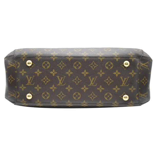 LOUIS VUITTON Montaigne GM Monogram Canvas Shoulder Bag Brown