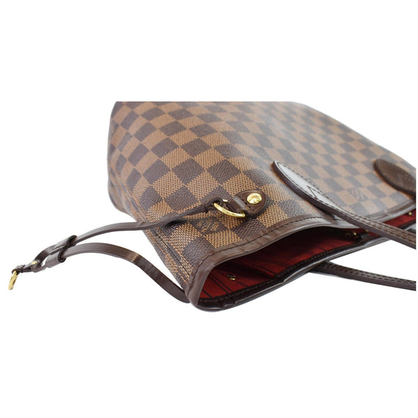 LOUIS VUITTON Neverfull PM Damier Ebene Shoulder Bag Brown