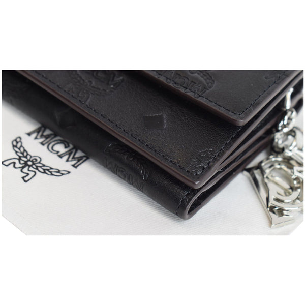 MCM Mini Klara Tri-Fold Charm Wallet for women