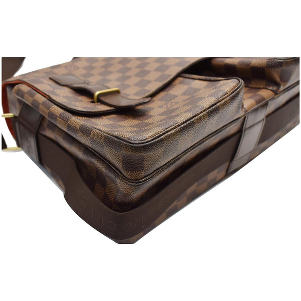 LOUIS VUITTON Broadway Damier Ebene Messenger Bag Brown
