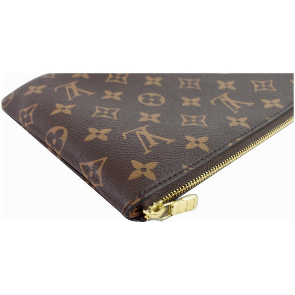 LOUIS VUITTON Etui Voyage PM Monogram Canvas Pouch Bag Brown