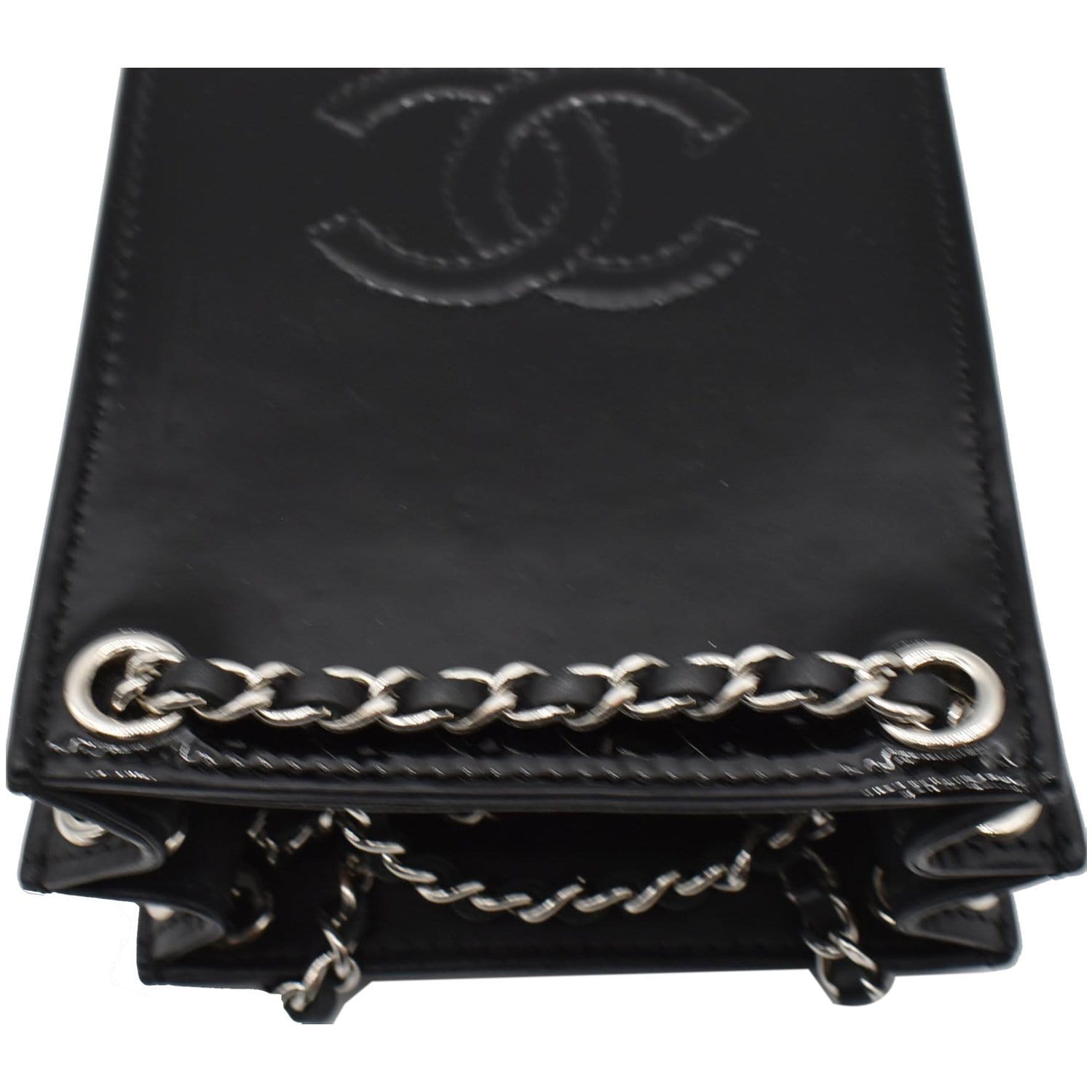 Chanel 2023 Flap Phone Holder w/ Chain - Black Crossbody Bags, Handbags -  CHA847280