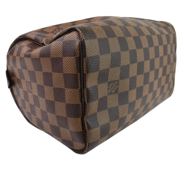Louis Vuitton Speedy 25 Damier Ebene Satchel Bag checks