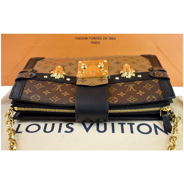Louis Vuitton Petit Soft Malle Reserve Monogram Bag zip closure