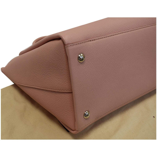 LOUIS VUITTON Lockmeto Calfskin Leather Tote Bag Rose Pink