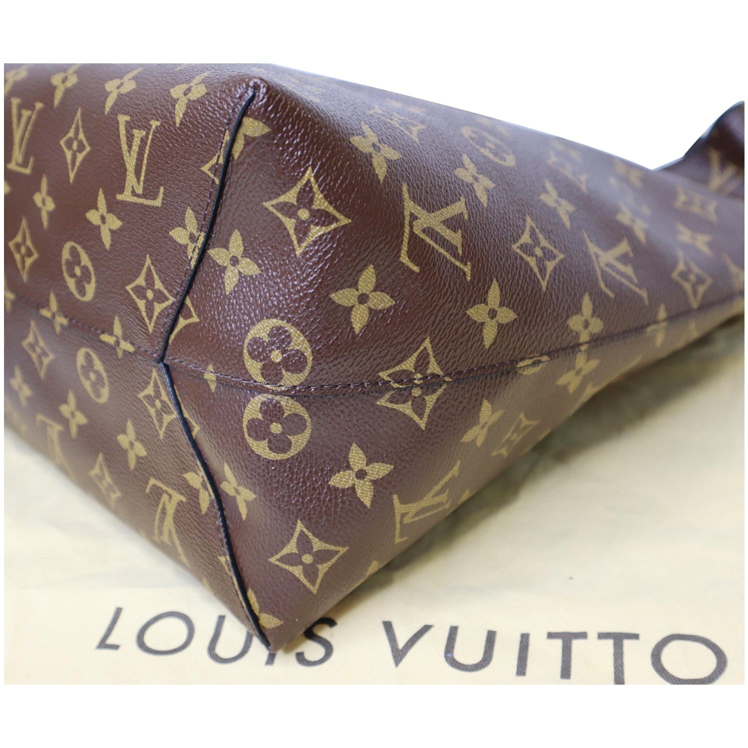 Louis Vuitton Flower Hobo Monogram Canvas Brown 217940310