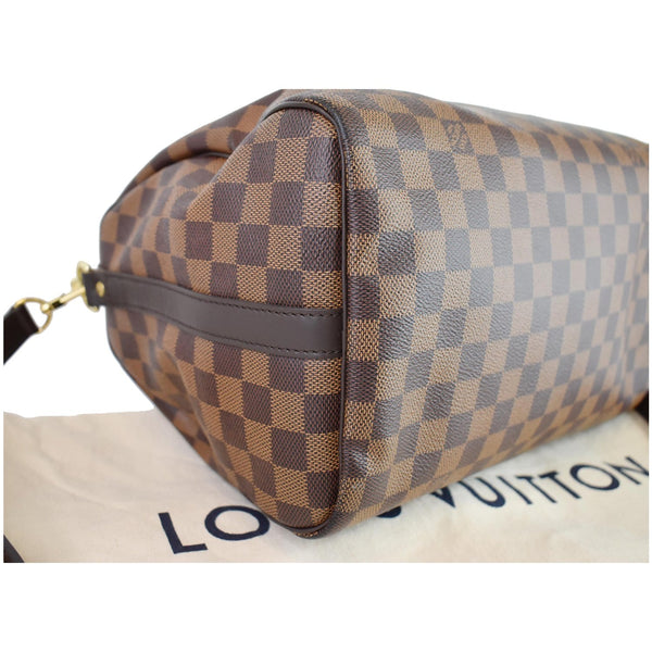 Louis Vuitton Speedy 30 Damier Ebene Shoulder Bag - brown checks