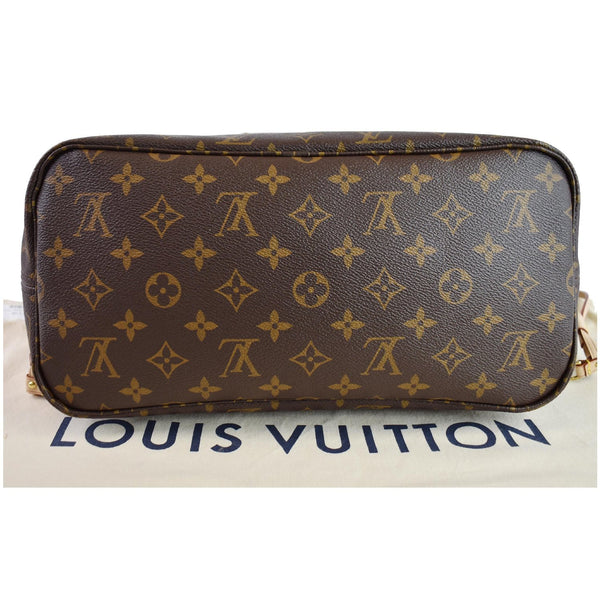 LOUIS VUITTON Monogram Canvas Neverfull MM Brown Tote Bag