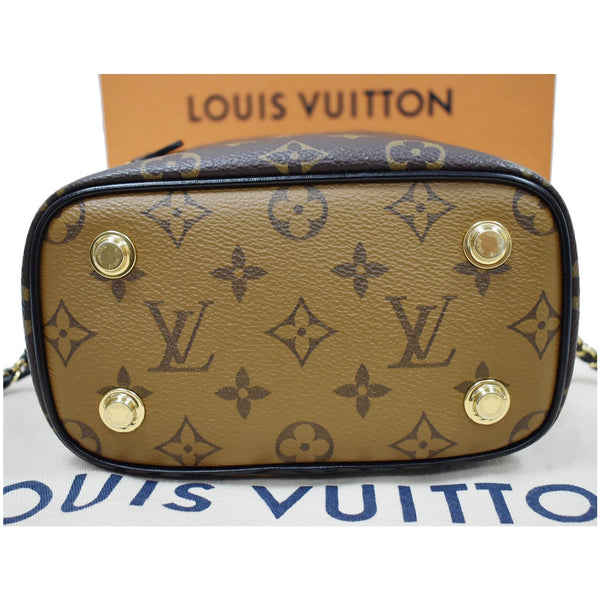 LOUIS VUITTON Vanity PM Monogram Reverse Canvas Crossbody Bag Brown