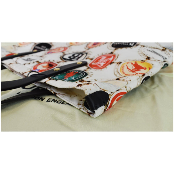 BURBERRY Flat Printed Large Nylon Tote Bag White Multi - 20% OFF