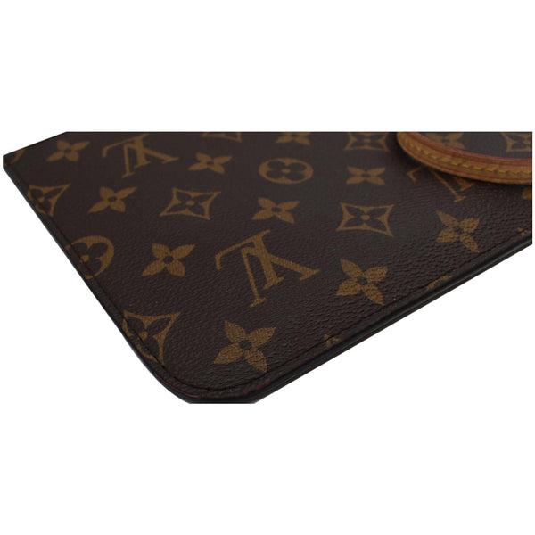 Louis Vuitton Neverfull MM Monogram Canvas Pochette Pouch