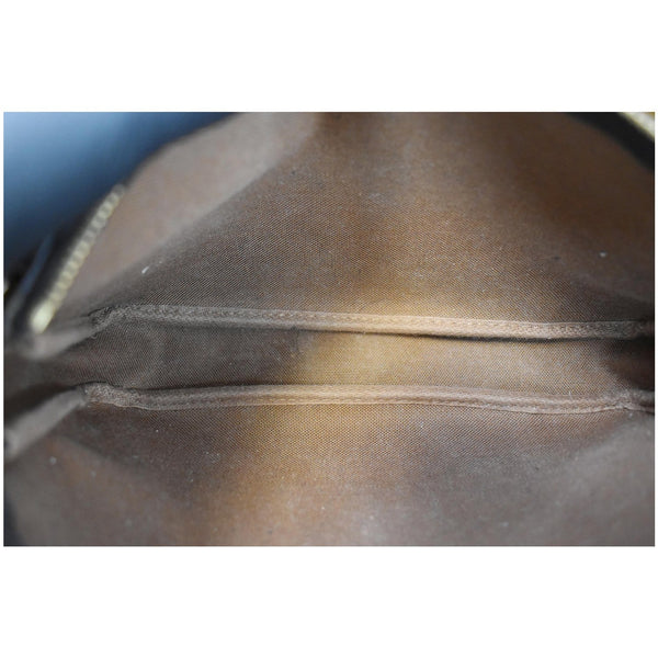 Louis Vuitton Pochette Monogram Canvas Pouch Brown - gray interior