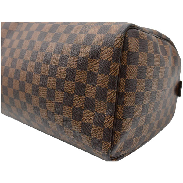 LOUIS VUITTON Speedy 30 Damier Ebene Satchel Bag Brown