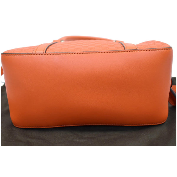 GUCCI Microguccissima Small Leather Crossbody Bag Orange 510289