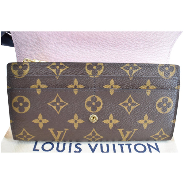 Louis Vuitton Monogram Canvas Sarah Wallet for Women - opened view