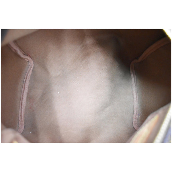 LOUIS VUITTON Speedy 25 Monogram Canvas Satchel Bag Brown