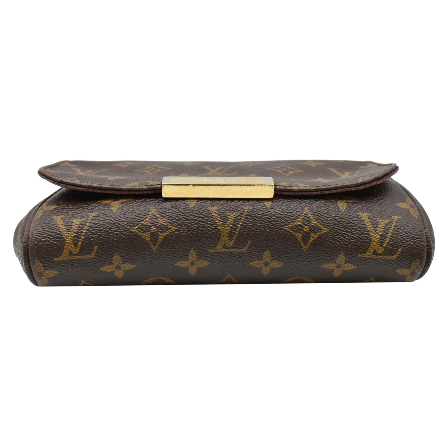 Félicie cloth clutch bag Louis Vuitton Brown in Cloth - 24596255