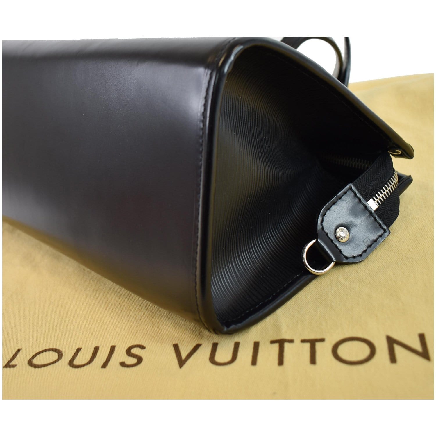 LOUIS VUITTON Madeleine PM Epi Leather Shoulder Bag Black