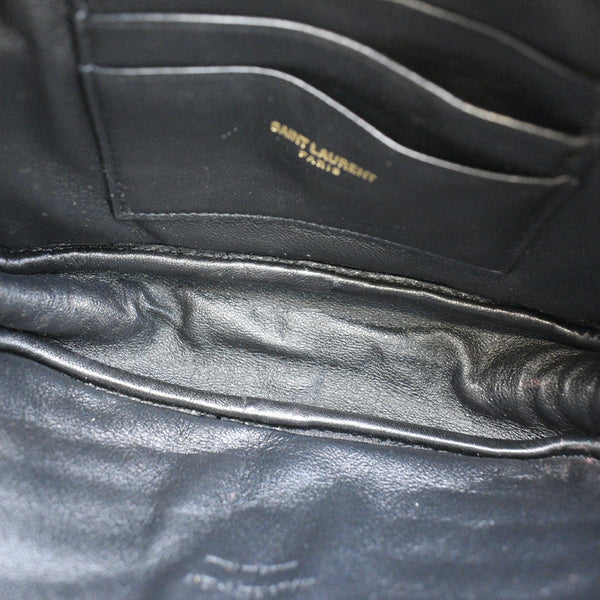 YVES SAINT LAURENT Mini Lou Matelasse Leather Camera Bag White