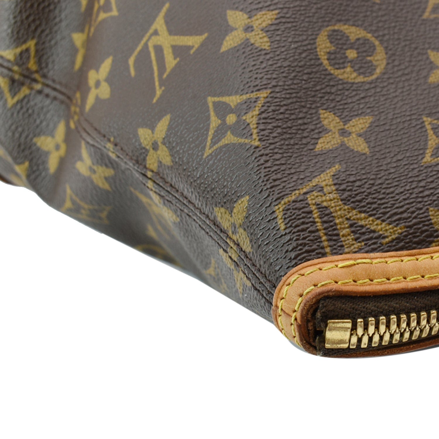 Louis Vuitton Lock It Blurry Monogram Brown in Coated Canvas/Cowhide Leather  with Gold-tone - US