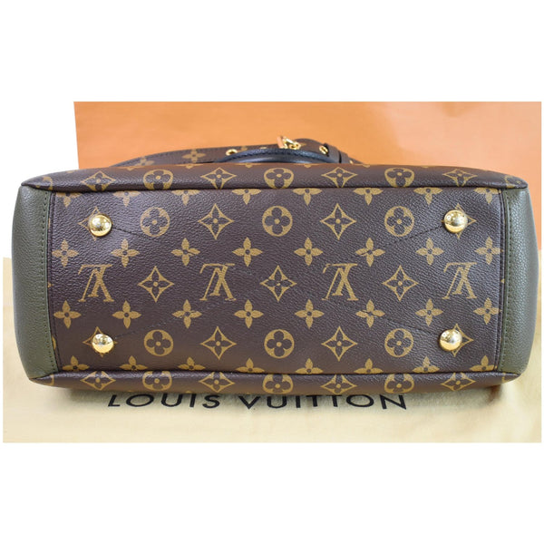 LOUIS VUITTON Pallas Monogram Canvas 2Way Shoulder Bag Brown
