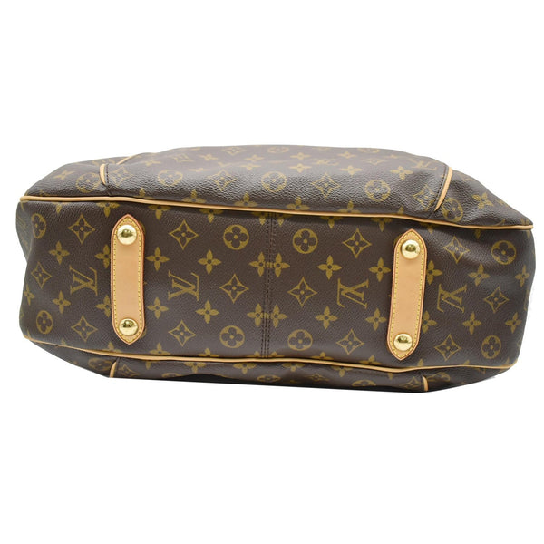 LOUIS VUITTON Galliera GM Monogram Canvas Shoulder Tote Bag Brown