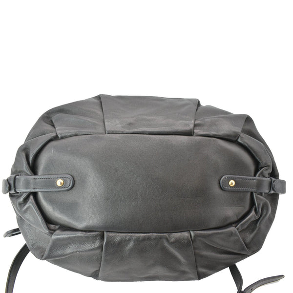 Prada BR4281 Soft Leather Shoulder Bag Black - DDH