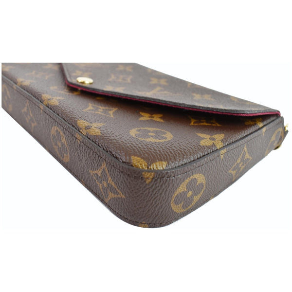 Louis Vuitton pochette Felicie Monogram Canvas Handbag brown