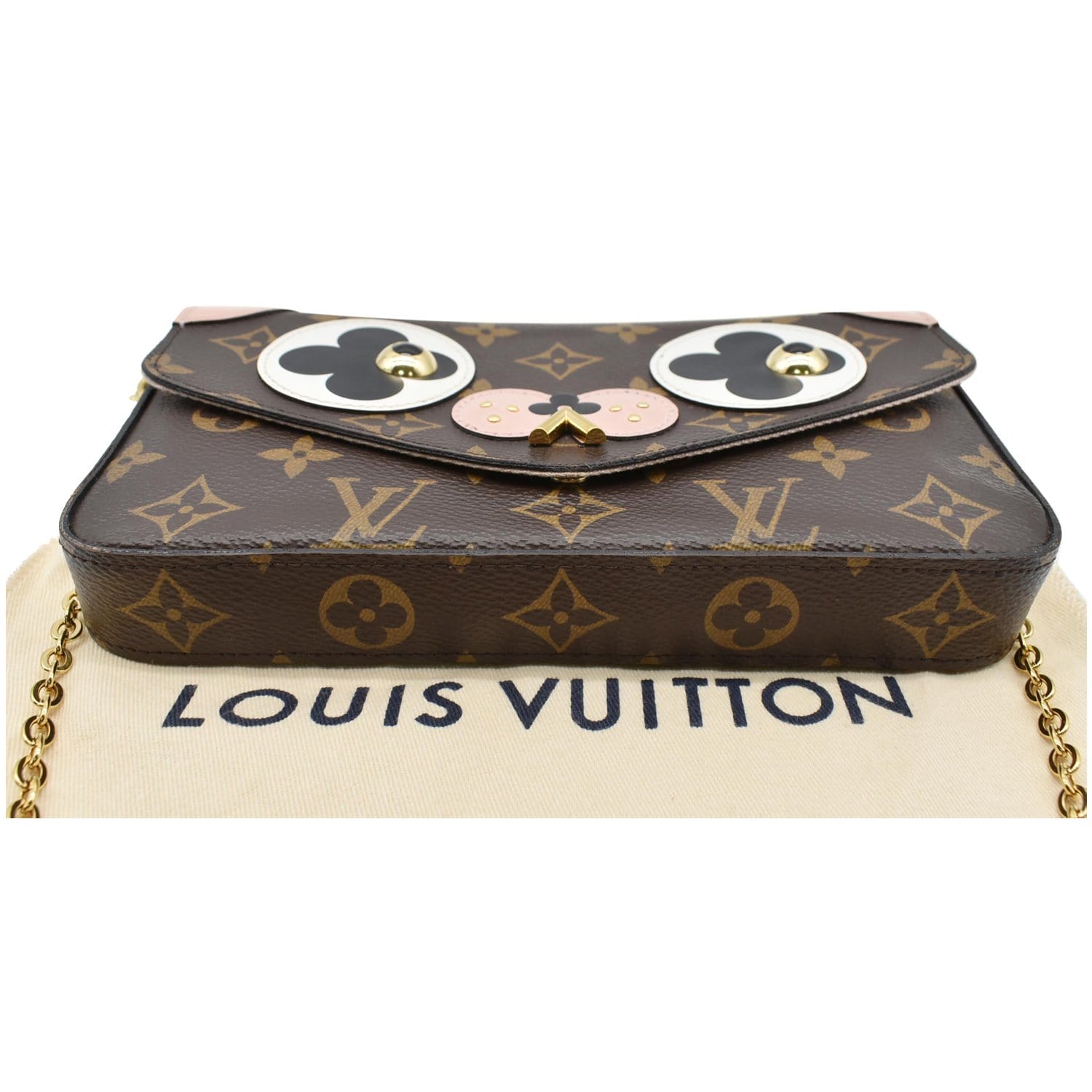 Louis Vuitton Felicie Pochette Limited Edition Valentine Dog